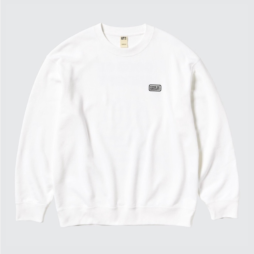 Uniqlo PEANUTS Graphic White Crewneck Sweater